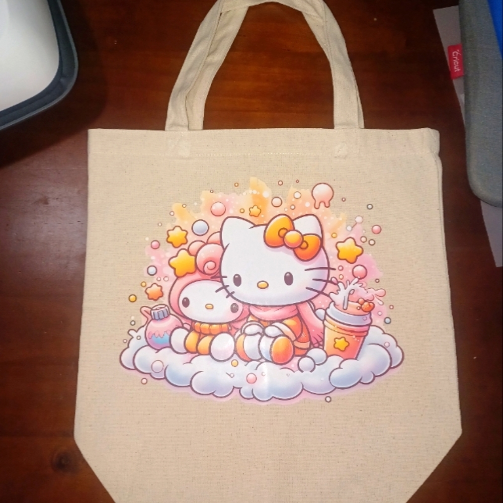 *sold*Hello Kitty Kids Tote Bag - Cream